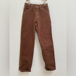 J.GALT Brown Straight Leg Jeans